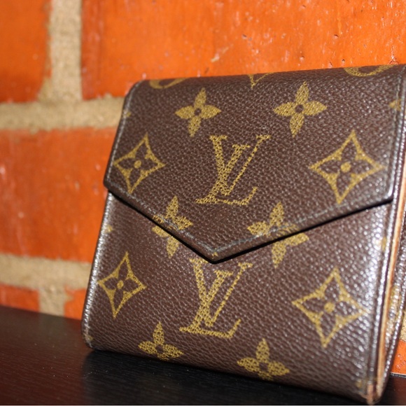 LOUIS VUITTON W Hook Wallet Monogram Beige Monogram Canvas Authentic USE… - Picture 2 of 4